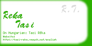 reka tasi business card